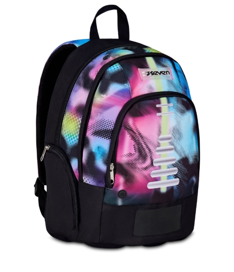 ZAINO DUAL SEVEN WRITE DOWN - FUCSIA/BLU