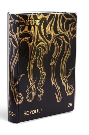 DIARIO DATATO 2025/26 BE YOU OCTOPUS ORO