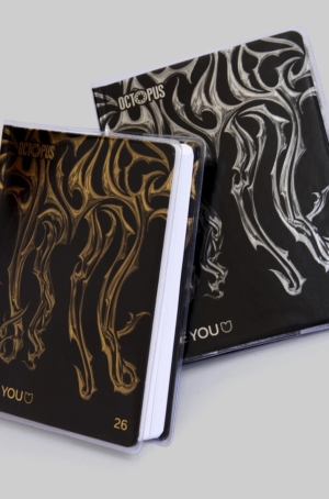 DIARIO DATATO 2025/26 BE YOU OCTOPUS ARGENTO