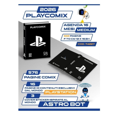 DIARIO DATATO PLAYCOMIX 2025/26