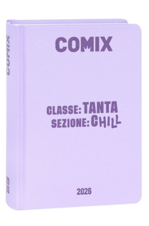 DIARIO DATATO 2025/2026  COMIX MIGNON LILLA