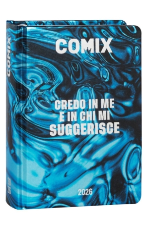 DIARIO DATATO 2025/2026 COMIX MIGNON METAL FLUID