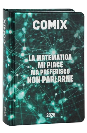 DIARIO DATATO 2025/2026 COMIX MIGNON ELECTRIC GREEN