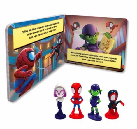 SPIDEY LIBRO CON PERSONAGGI