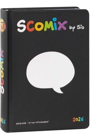AGENDA COMIX DATATA SCOMIX BY SIO 16 MESI NERO