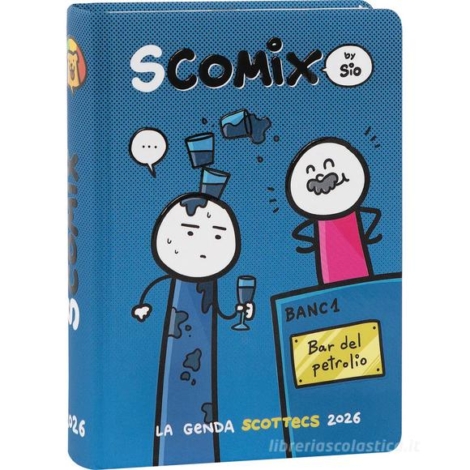 DIARIO DATATO STANDARD SCOMIX PETROLIO