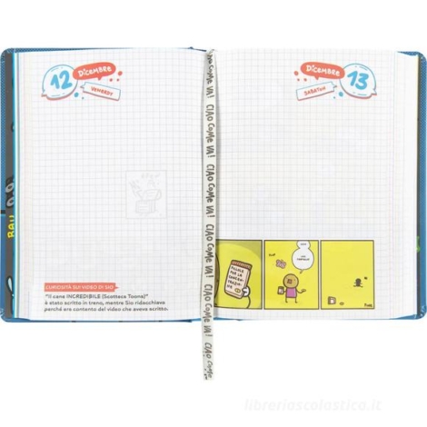 DIARIO DATATO STANDARD SCOMIX PETROLIO
