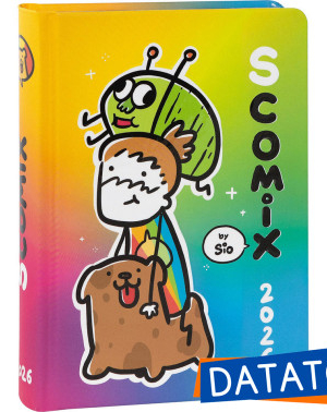 DIARIO DATATO SCOMIX 2025/26 MULTICOLOR