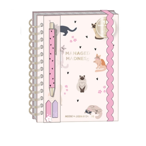 DAILY AGENDA 25/26 CON PENNA E STICKY NOTES GATTI