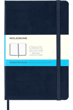 MOLESKINE CLASSIC NOTEBOOK CON PAGINE PUNTINATE BLU